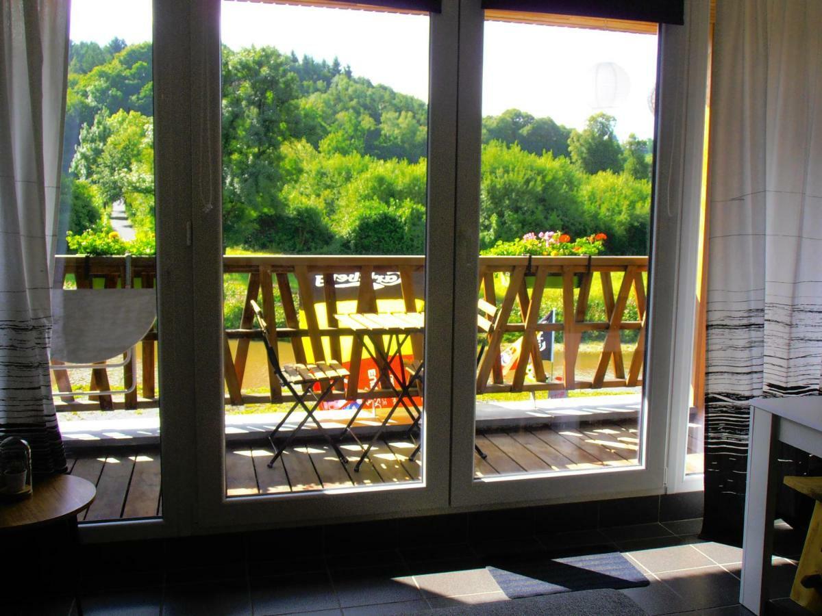 Studio Le Vedeur avec balcon vue sur rivière Durbuy Extérieur photo